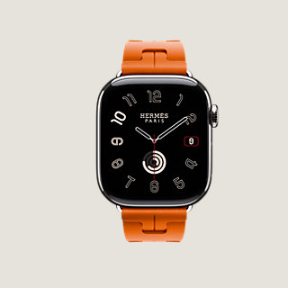 【ジャンク品】Apple Watch  HERMES Band Apple Watch Hermès Single Tour 46 mm Deployment Buckle Kilim
